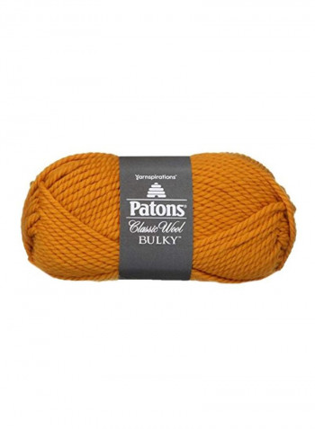 Classic Wool Bulky Yarn Gold 78yard