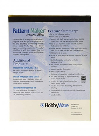 Pattern Maker Software For Windows Beige/Red/Black