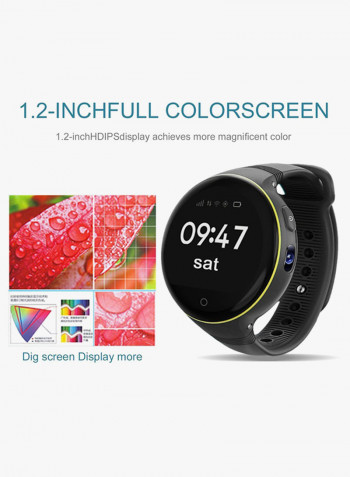 Children Smart Phone Watch Black