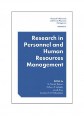 Research In Personnel And Human Resources Management Hardcover