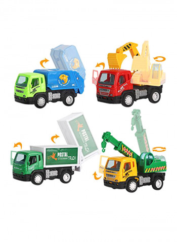 Builder Construction Vehicles Kids Toy Set