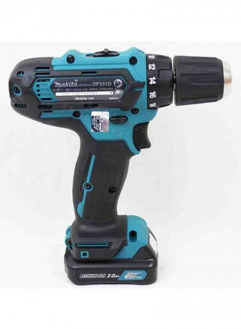 Cordless Driver Drill Blue/Black/Silver 189x66x209millimeter