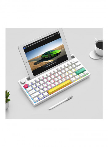 K620T Bluetooth And Wired Dual-Mode Mechanical Keyboard White