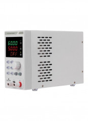 Voltage and Current Mini Regulated Power Supply with Alligator Leads White