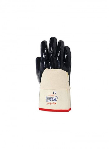 12-Pair Gloves Set Black/Beige L