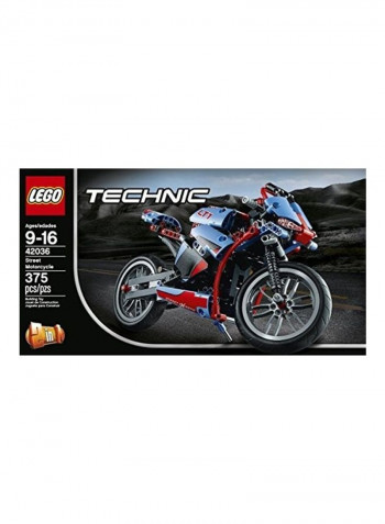 375-Piece Technic Street Motorcycle