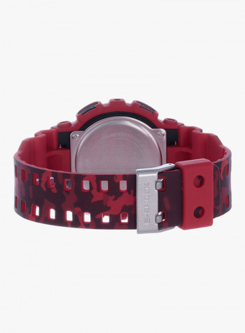 Men's Rubber Analog/Digital Watch GA-100CM-4A