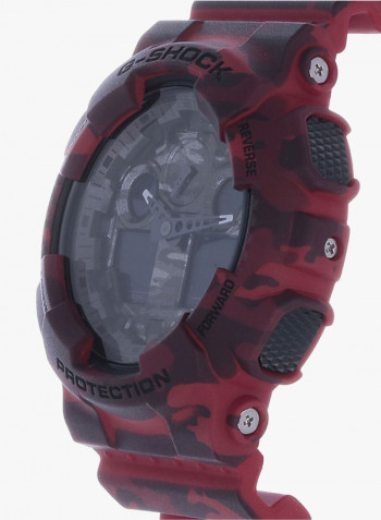 Men's Rubber Analog/Digital Watch GA-100CM-4A