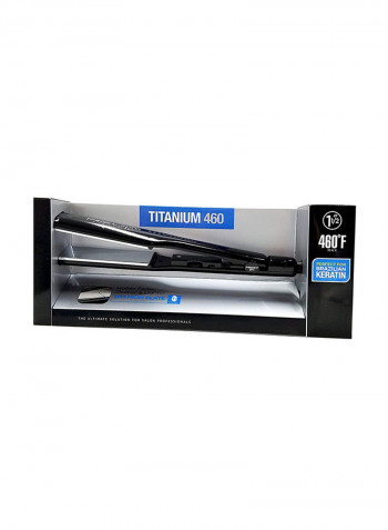 Pro Titanium Hair Straightening Flat Iron Black