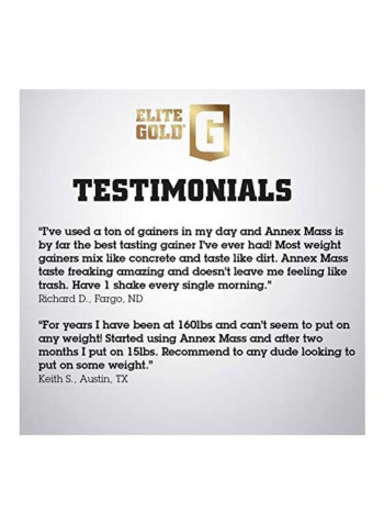 Elite Gold Annex Mass Protein Supplement