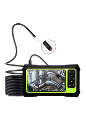 LCD Display Screen 1080P Handheld Endoscope Industrial Home Dual Camera Endoscopes With 6 LED's 29.0 x 5.0 x 2.0cm multicolour