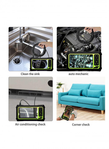 LCD Display Screen 1080P Handheld Endoscope Industrial Home Dual Camera Endoscopes With 6 LED's 29.0 x 5.0 x 2.0cm multicolour