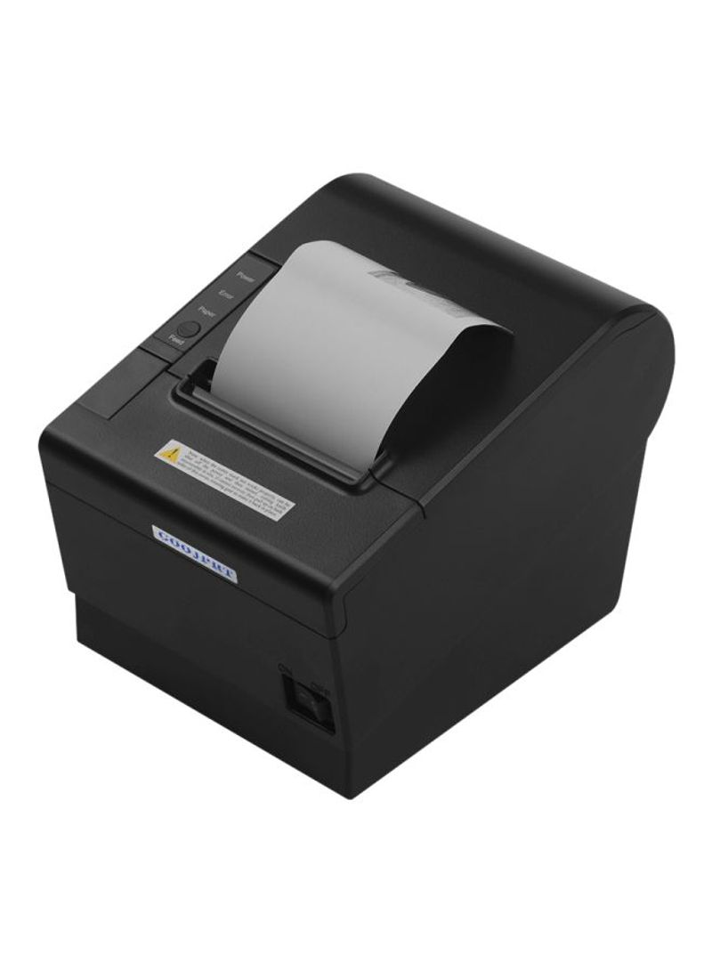 Automatic Paper Cutting Thermal Receipt Printer Black