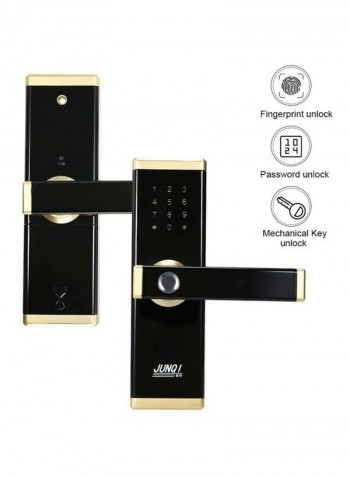 Wireless Remote Control Lock Black/Gold 22.2centimeter