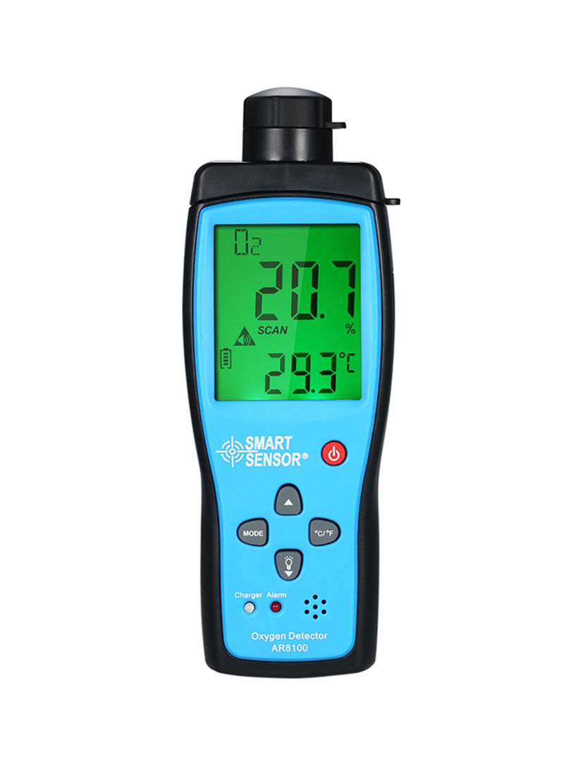 HandHeld Digital Automotive Oxygen Gas Monitor Detector Tester Blue/Black 65 x 30 x 183millimeter