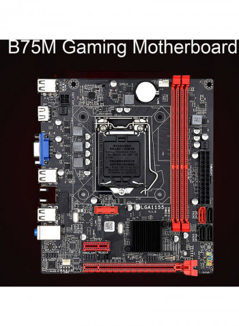 Jingsha B75M Motherboard أسود