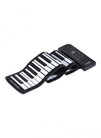 Portable Silicon 61 Keys Roll Up Piano Electronic Mini Keyboard