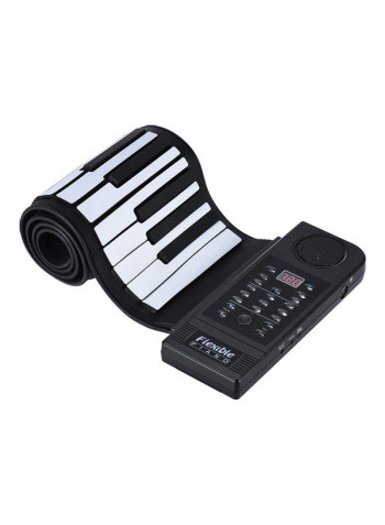 Portable Silicon 61 Keys Roll Up Piano Electronic Mini Keyboard