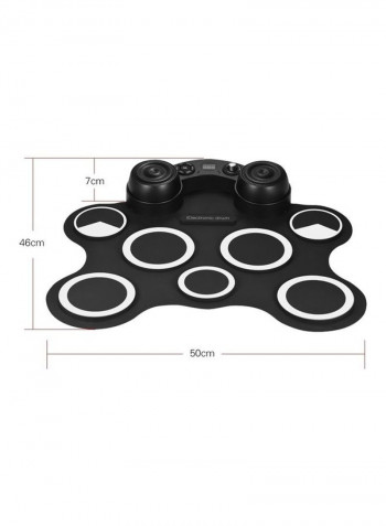 Portable USB Stereo Digital Electronic Drum Kit