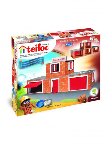 220-Piece Fire Station Construction Set 4800