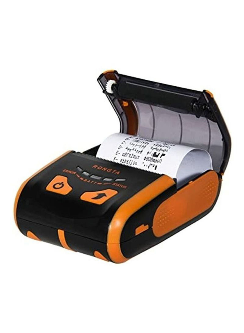 RPP300 Portable Mini 80mm Thermal Receipt Printer With Bluetooth, WiFi & USB Interfaces Orange