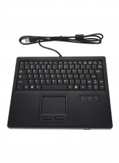 Wired Keyboard With Touchpad Black