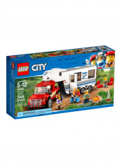 344-Piece City Great Vehicles Pickup And Caravan 60182