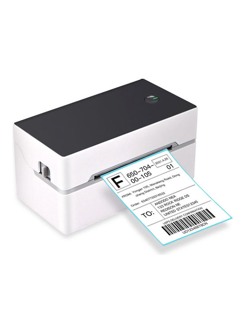 Desktop Label Printer White/Black