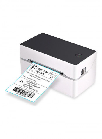 Desktop Label Printer White/Black