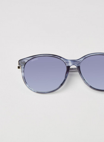 Women's Marble Effect Sunglasses - Lens Size: 57 mm