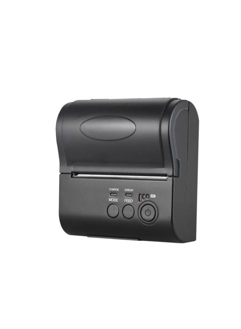 POS-8001DD Thermal Printer (UK Plug) Black