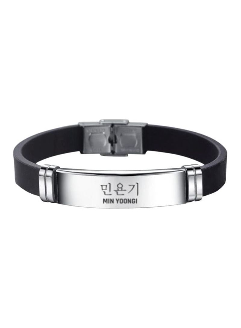 Silicone Min Yoongi Printed Bracelet