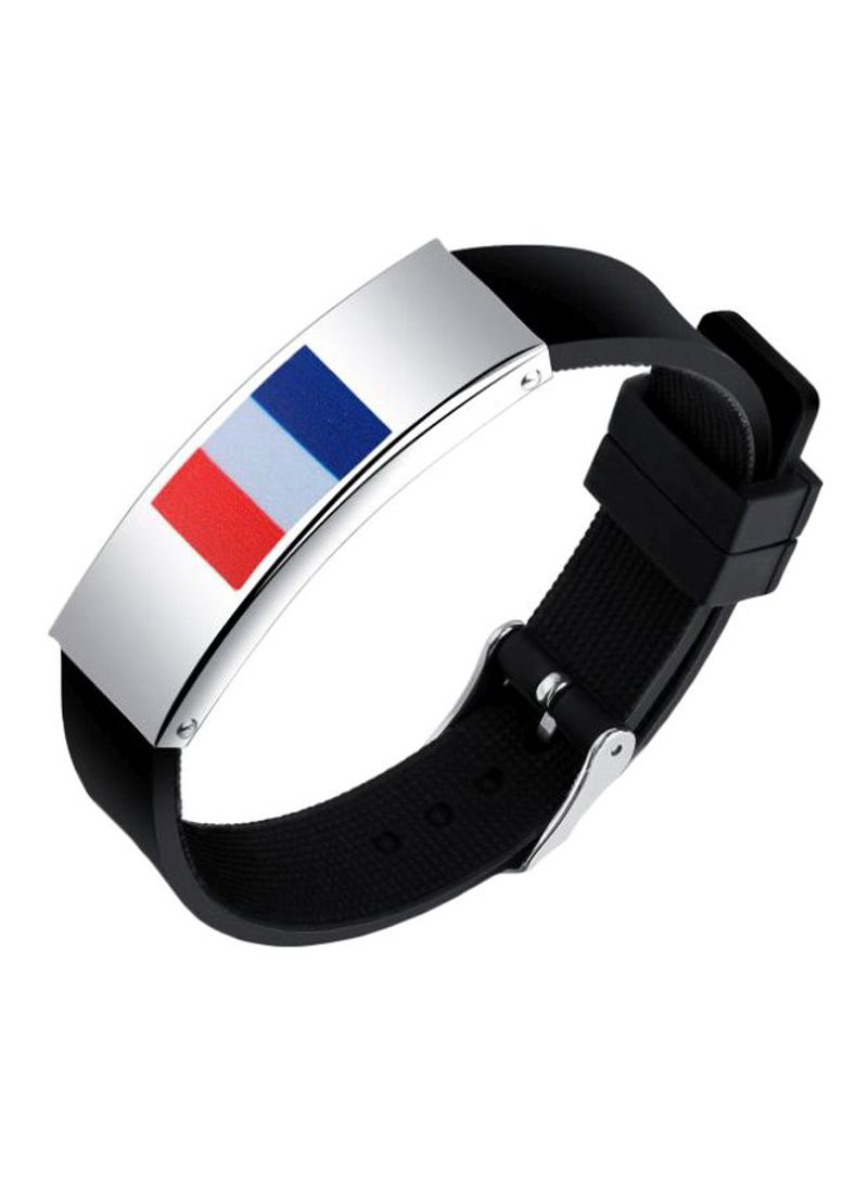 France Flag Alloy Bracelet