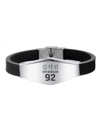 Stainless Steel Silicone Adjustable Bracelet