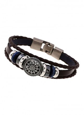 Leather Retro Woven Styled Bracelet