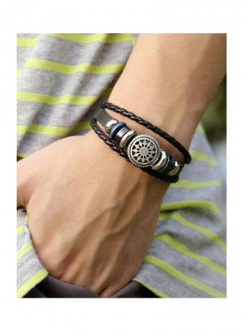 Leather Retro Woven Styled Bracelet