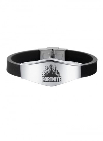 Stainless Steel Silicone Adjustable Bracelet