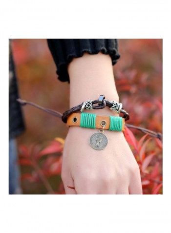 Leather Alloy Bracelet