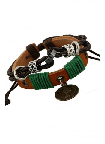 Leather Alloy Bracelet