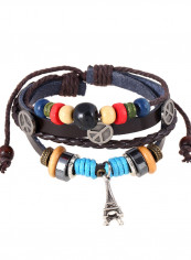 Leather Beaded Effiel Tower Bracelet reviews Leather Beaded Effiel Tower Bracelet
