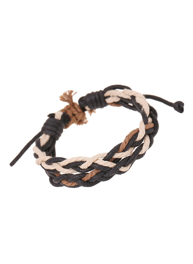 Leather Hemp Rope Braided Bracelet