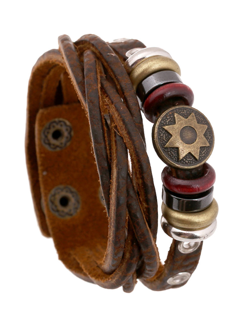 Leather Designer Bracelet