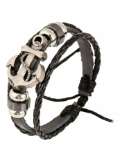 Leather Ship Anchored Beaded Bracelet reviews Leather Ship Anchored Beaded Bracelet