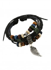 Leather Winglet Pendant Bracelet reviews Leather Winglet Pendant Bracelet