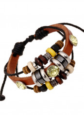 Leather Punk Beaded Bracelet reviews Leather Punk Beaded Bracelet