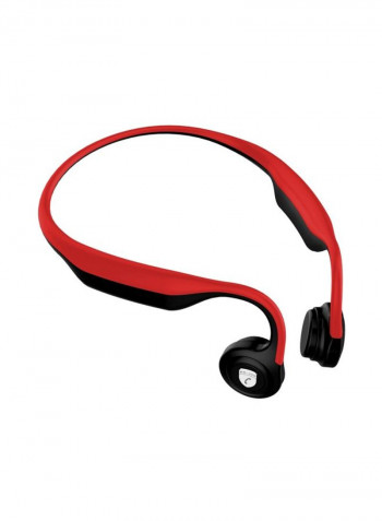 ES-368 Bluetooth Bone Conduction On-Ear Earphones With Mic Red