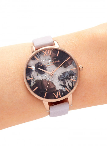 Women's Leather Analog Wrist Watch OB16SP15