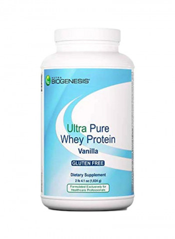 Vanilla Flavoured Ultra Pure Whey Protein Powder Dietary Supplement