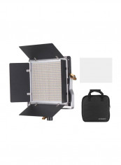 Dimmable LED Video Light Kit 23.2x20centimeter Black/Silver