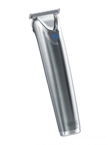4-Piece Rechargeable Hair Trimmer Set Silver/Black